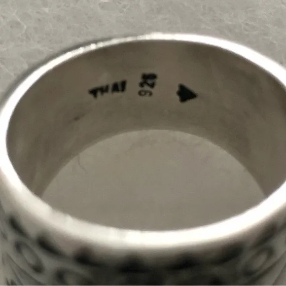 Silpada Sterling Silver Coin Pearl ChaCha Ring R1902 - Picture 7 of 7